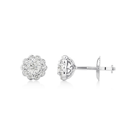 Southern Star Stud Earrings with 1/2 Carat TW of Diamonds in 14kt White Gold Southern Star Stud Earrings with 1/2 Carat TW of Diamonds in 14kt White Gold