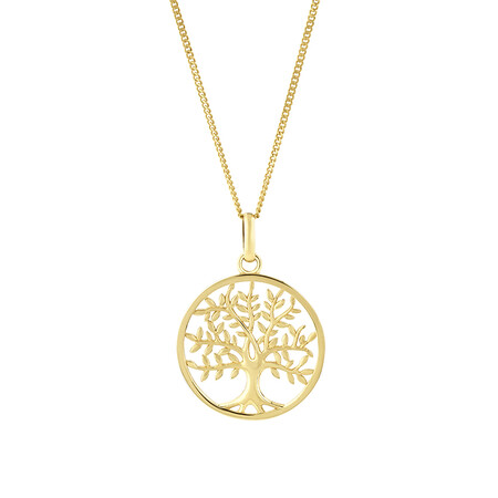 Tree of Life Pendant in 10kt Yellow Gold