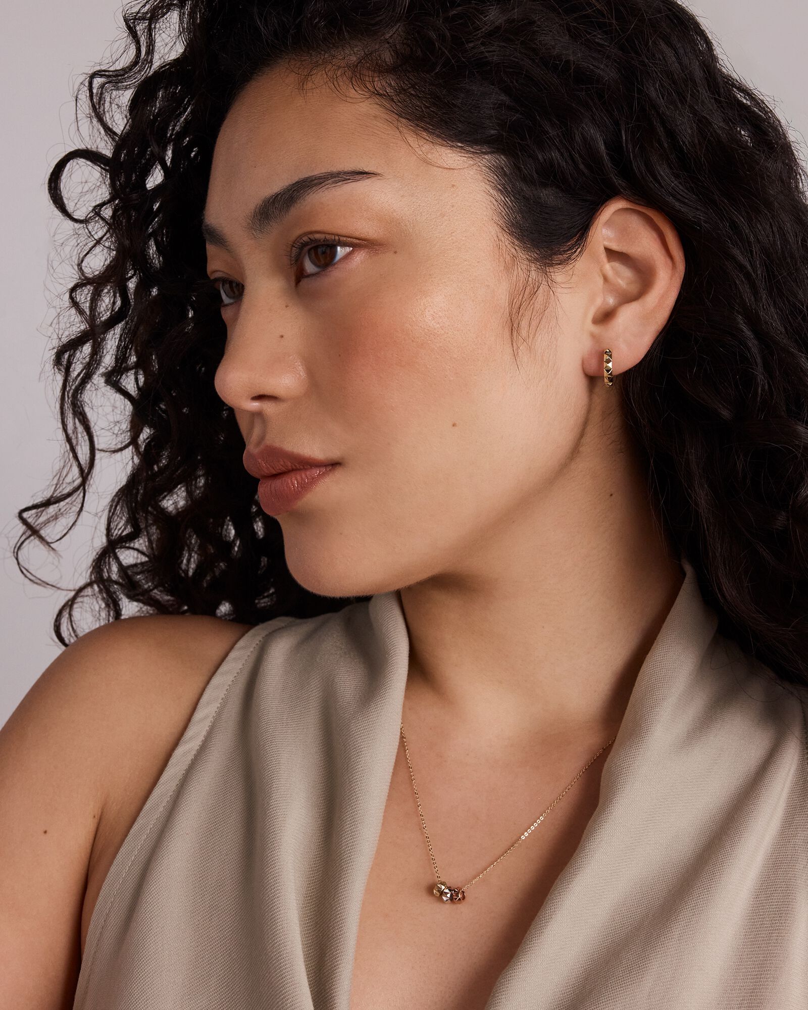 Signature Connect Huggie Earrings 10kt Yellow Gold