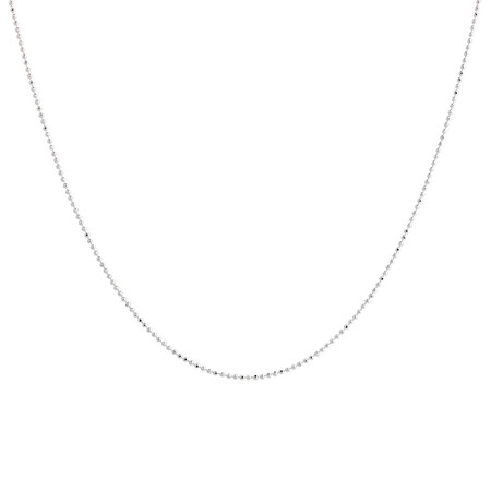 55cm (22") Ball Chain in Sterling Silver