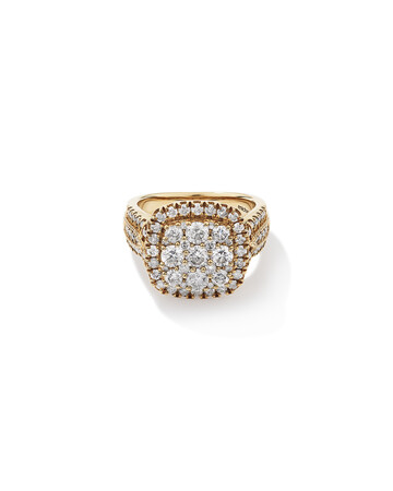Ring with 2 Carat TW of Diamonds in 10kt Yellow Gold Ring with 2 Carat TW of Diamonds in 10kt Yellow Gold