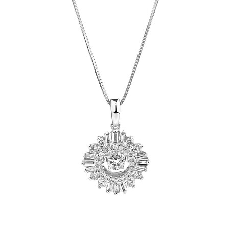 Everlight Pendant with 0.50 Carat TW Of Diamonds in 10kt White Gold Everlight Pendant with 0.50 Carat TW Of Diamonds in 10kt White Gold