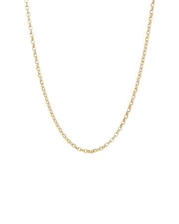 70cm (28") Oval Rolo Chain in 10kt Yellow Gold 70cm (28") Oval Rolo Chain in 10kt Yellow Gold