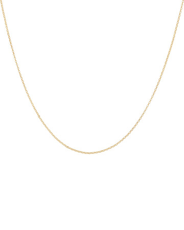 45cm (18") Diamond Cut Rolo Chain in 18kt Yellow Gold 45cm (18") Diamond Cut Rolo Chain in 18kt Yellow Gold