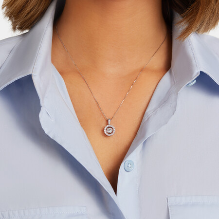 Everlight Pendant with 0.75 Carat TW of Diamonds in 14kt White Gold Everlight Pendant with 0.75 Carat TW of Diamonds in 14kt White Gold