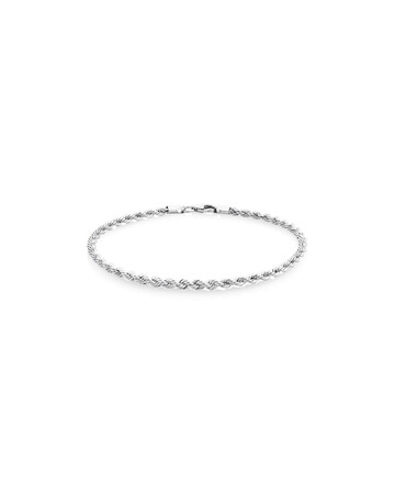 Rope Bracelet in 10kt White Gold Rope Bracelet in 10kt White Gold