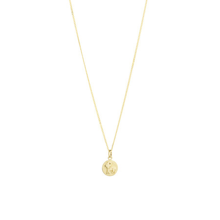 Aries Zodiac Pendant in 10kt yellow Gold Aries Zodiac Pendant in 10kt yellow Gold