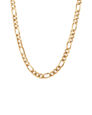 55cm (22") Figaro Chain in 10kt Yellow Gold 55cm (22") Figaro Chain in 10kt Yellow Gold