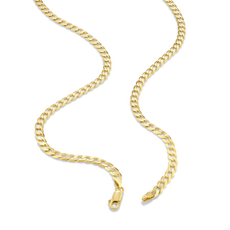 60cm (24") 3.5mm-4mm Width Curb Chain in 10kt Yellow Gold 60cm (24") 3.5mm-4mm Width Curb Chain in 10kt Yellow Gold