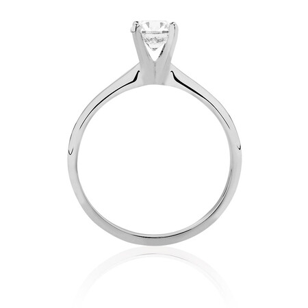 Evermore Solitaire Engagement Ring with 0.70 Carat TW Diamond in 14kt White Gold Evermore Solitaire Engagement Ring with 0.70 Carat TW Diamond in 14kt White Gold