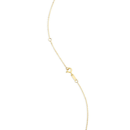 Mini Knots Necklace with Diamonds in 10kt Yellow Gold Mini Knots Necklace with Diamonds in 10kt Yellow Gold