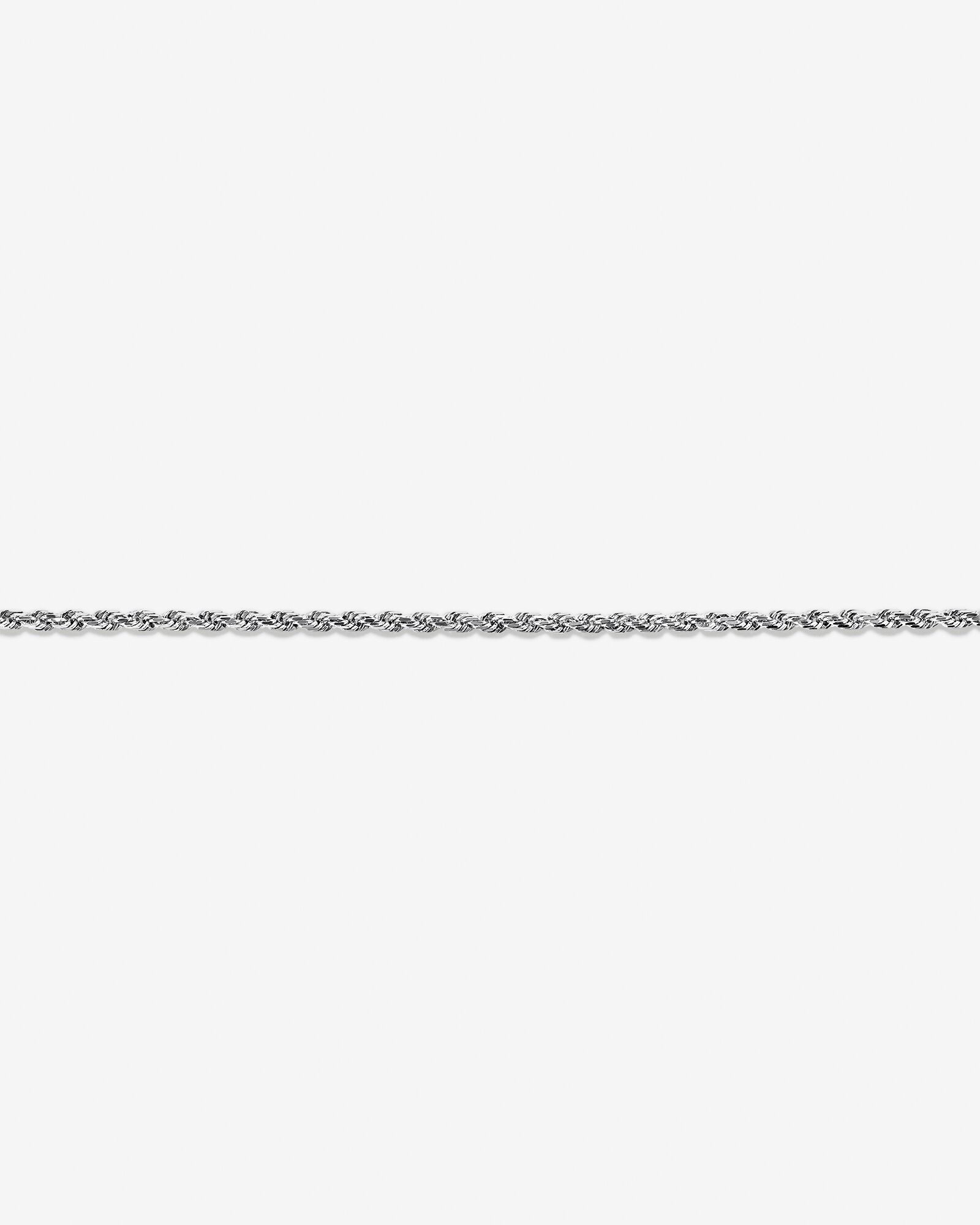 23cm (9") Rope Bracelet in Sterling Silver