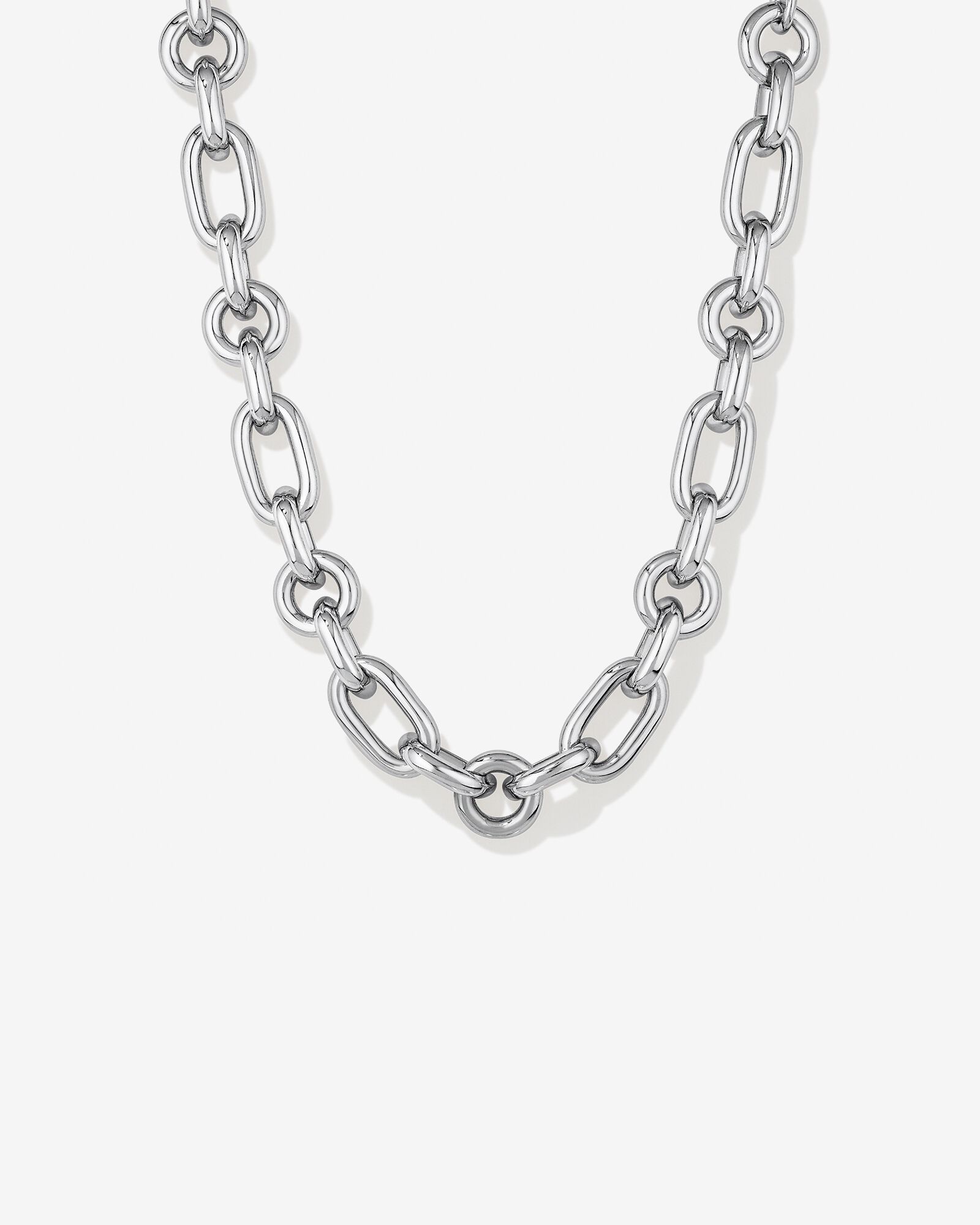 Link necklace silver sale