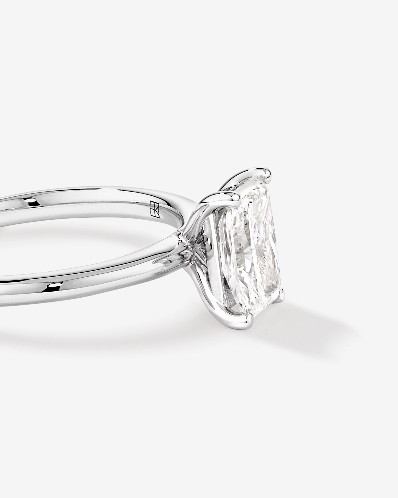 1.25 Carat TW Radiant Laboratory-Grown Diamond Solitaire Engagement Ring in 14kt Gold