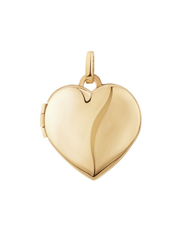 Heart Locket Pendant in 10kt Yellow Gold Heart Locket Pendant in 10kt Yellow Gold