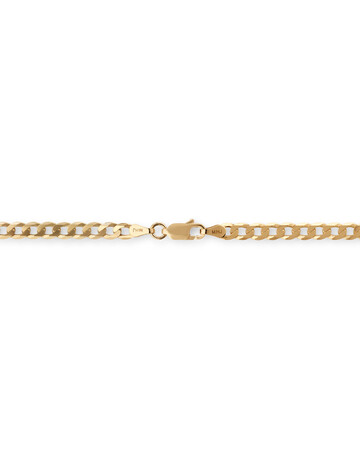 60cm (24") 3.5mm-4mm Width Curb Chain in 10kt Yellow Gold 60cm (24") 3.5mm-4mm Width Curb Chain in 10kt Yellow Gold