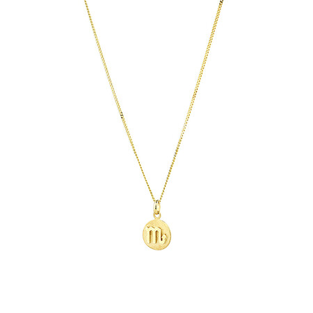 Scorpio Zodiac Pendant in 10kt Yellow Gold Scorpio Zodiac Pendant in 10kt Yellow Gold