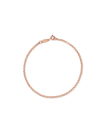 19cm (7.5") Rolo Bracelet in 10kt Rose Gold 19cm (7.5") Rolo Bracelet in 10kt Rose Gold