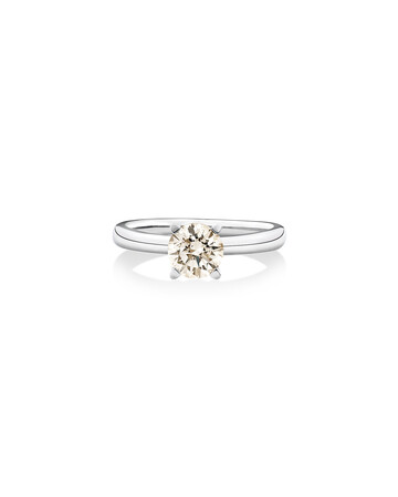 Solitaire Engagement Ring with 1 Carat TW of Diamonds in 14kt White Gold Solitaire Engagement Ring with 1 Carat TW of Diamonds in 14kt White Gold