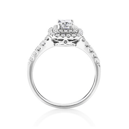 Engagement Ring With 1 Carat TW Of Diamonds In 14kt White Gold Engagement Ring With 1 Carat TW Of Diamonds In 14kt White Gold