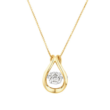 Everlight Pendant with a 1/4 Carat TW Diamond in 10kt Yellow Gold Everlight Pendant with a 1/4 Carat TW Diamond in 10kt Yellow Gold