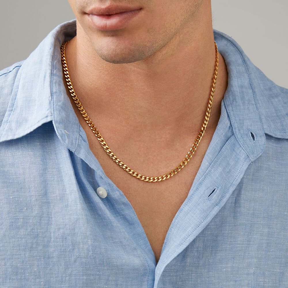 Men S Chains Necklaces Silver Gold Chains