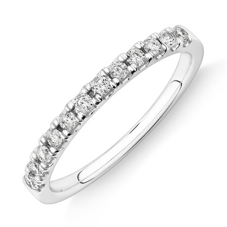 Prelude Wedding Band with 0.25 Carat TW of Diamonds in 14kt White Gold Prelude Wedding Band with 0.25 Carat TW of Diamonds in 14kt White Gold