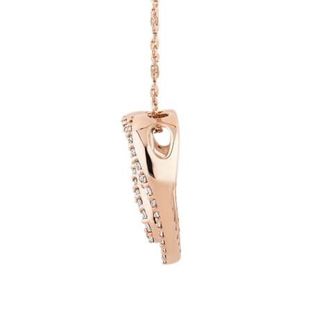 Small Infinitas Pendant with 1/4 Carat TW of Diamonds in 10kt Rose Gold Small Infinitas Pendant with 1/4 Carat TW of Diamonds in 10kt Rose Gold