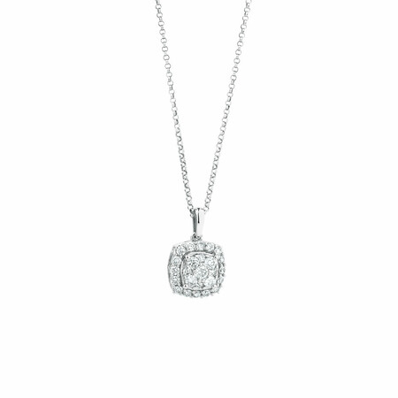 Pendant with 1 Carat TW of Diamonds in 10kt White Gold