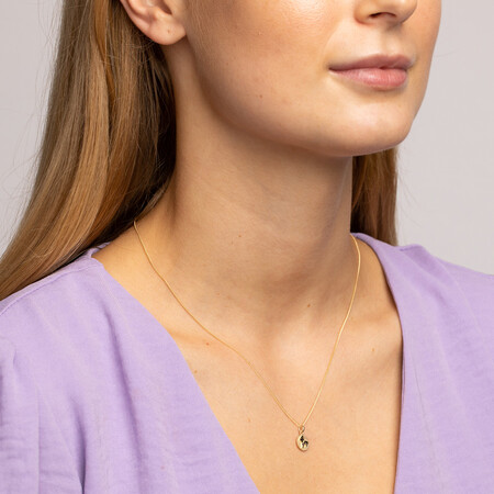 Aries Zodiac Pendant in 10kt yellow Gold Aries Zodiac Pendant in 10kt yellow Gold