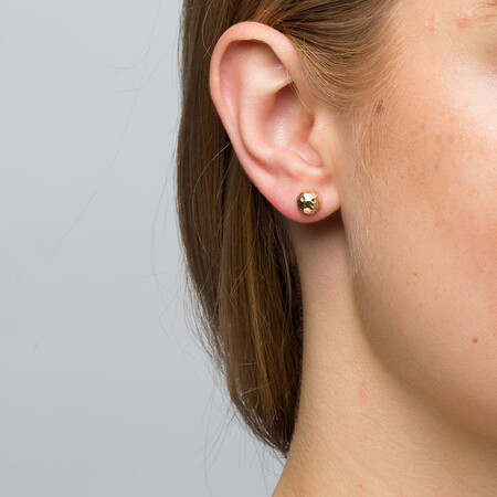 7mm Stud Earrings in 10kt Yellow Gold 7mm Stud Earrings in 10kt Yellow Gold