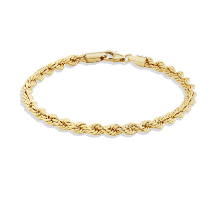 Rope Bracelet in 10kt Yellow Gold Rope Bracelet in 10kt Yellow Gold