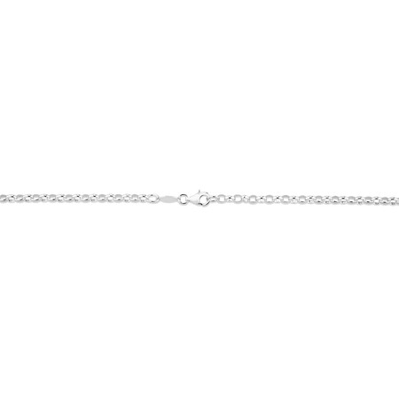 80cm (32") 3mm-3.5mm Width Belcher Chain in Sterling Silver 80cm (32") 3mm-3.5mm Width Belcher Chain in Sterling Silver