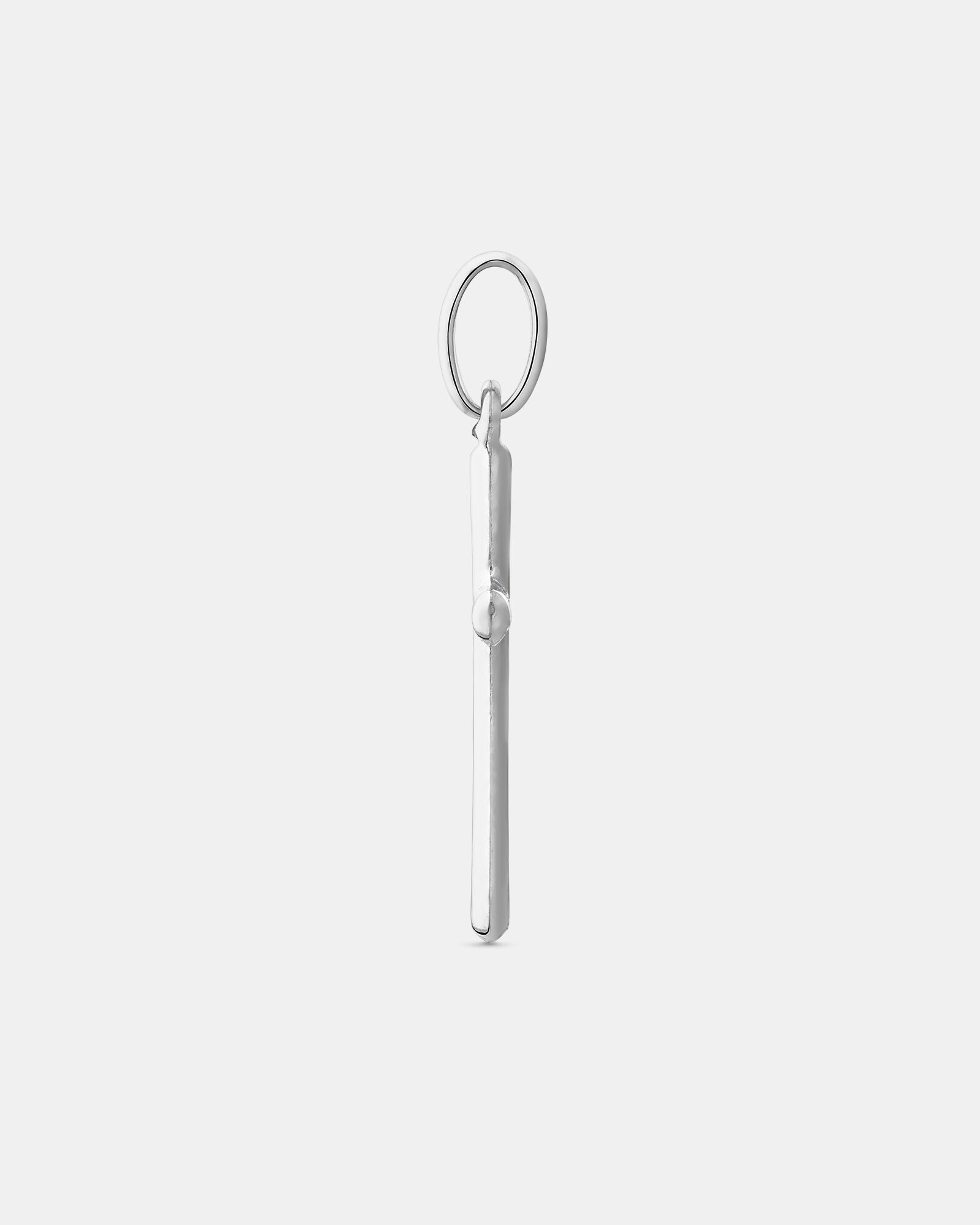 Cross Pendant in 10kt White Gold