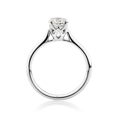Southern Star Solitaire Engagement Ring with a 1 Carat TW Diamond in 14kt White Gold Southern Star Solitaire Engagement Ring with a 1 Carat TW Diamond in 14kt White Gold