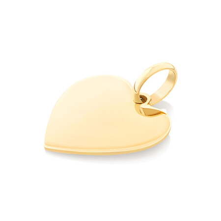 Heart Pendant in 10kt Yellow Gold Heart Pendant in 10kt Yellow Gold