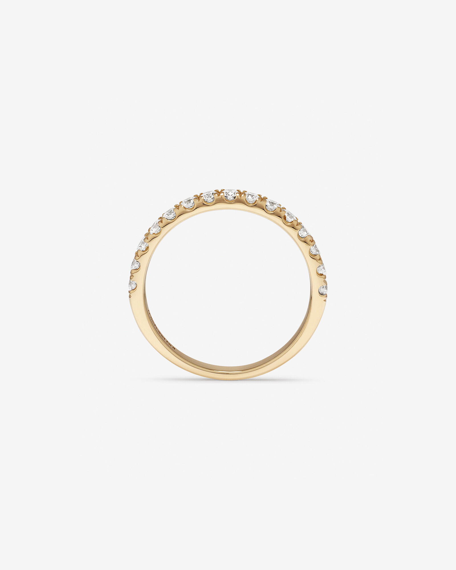 0.50 Carat TW Claw Set Diamond Ring in 18kt Yellow Gold