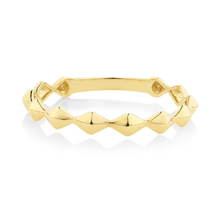 Edge Ring in 10kt Yellow Gold Edge Ring in 10kt Yellow Gold