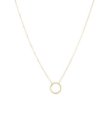 Circle Necklace in 10kt Rose Gold Circle Necklace in 10kt Rose Gold