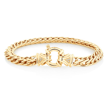 Fishbone Bracelet in 10kt Yellow Gold Fishbone Bracelet in 10kt Yellow Gold