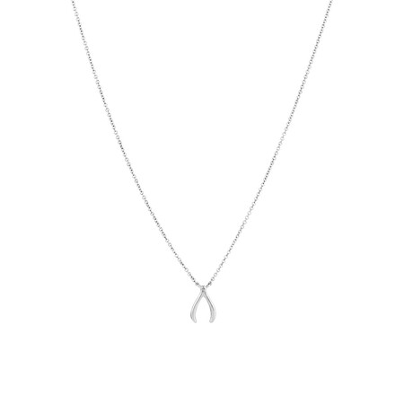 Wishbone Pendant in Sterling Silver Wishbone Pendant in Sterling Silver