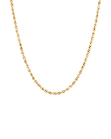45cm (18") 4.5mm Rope Chain in 10kt Yellow Gold 45cm (18") 4.5mm Rope Chain in 10kt Yellow Gold