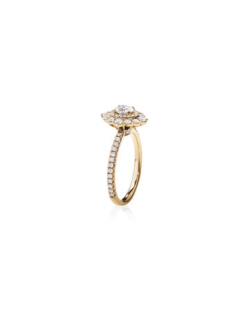 Sir Michael Hill Designer Oval Engagement Ring with 0.92 Carat TW Diamonds in 18kt Yellow Gold Sir Michael Hill Designer Oval Engagement Ring with 0.92 Carat TW Diamonds in 18kt Yellow Gold