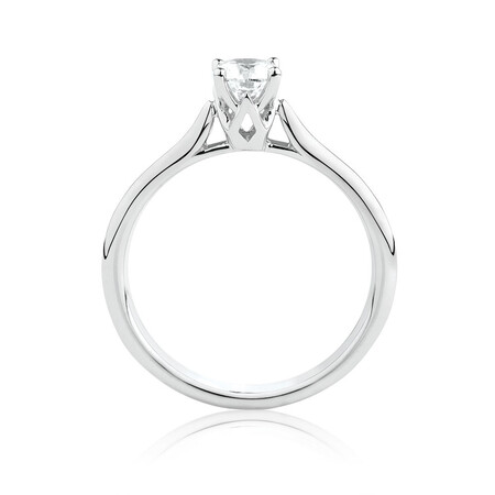 Southern Star Solitaire Engagement Ring with a 1/2 Carat TW Diamond in 14kt White Gold Southern Star Solitaire Engagement Ring with a 1/2 Carat TW Diamond in 14kt White Gold