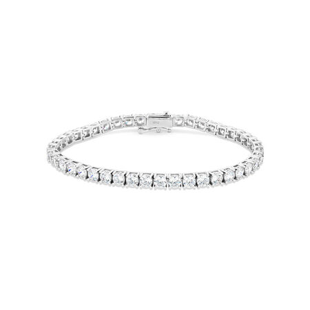 MOONRING Women Adjustable Cubic Zirconia Tennis Bracelet Jewelry Gift for Christmas Day