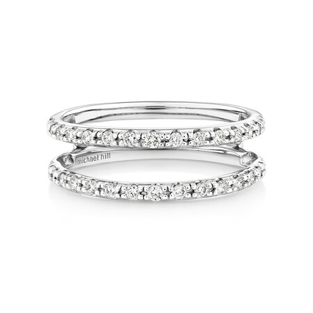 Enhancer Ring With 1/4 Carat TW Of Diamonds In 10kt White Gold Enhancer Ring With 1/4 Carat TW Of Diamonds In 10kt White Gold