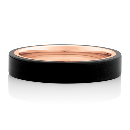 Ring in Black Titanium & 10kt Rose Gold Ring in Black Titanium & 10kt Rose Gold