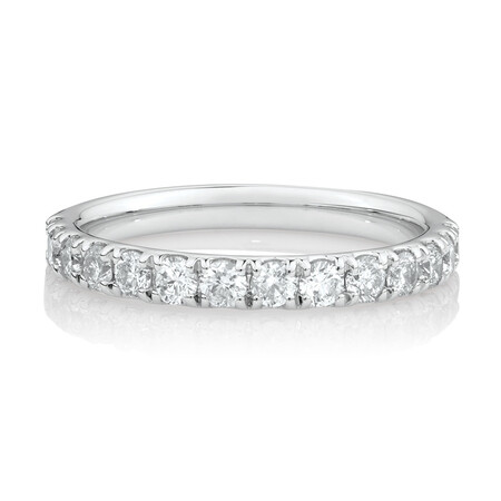 Evermore Wedding Band with 3/4 Carat TW Diamonds in 14kt White Gold Evermore Wedding Band with 3/4 Carat TW Diamonds in 14kt White Gold