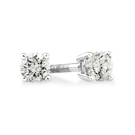 Certified Stud Earrings with 0.23 Carat TW of Diamonds in 14kt White Gold Certified Stud Earrings with 0.23 Carat TW of Diamonds in 14kt White Gold