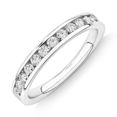 Prelude Wedding Band with 0.50 Carat TW of Diamonds in 14kt White Gold Prelude Wedding Band with 0.50 Carat TW of Diamonds in 14kt White Gold